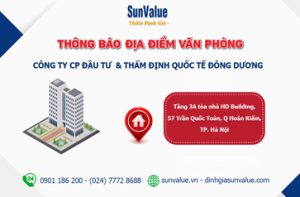 công ty thẩm định giá đông dương, địa chỉ cong ty đông dương