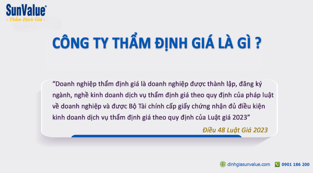 doanh nghiệp thẩm định giá, công ty thẩm định giá, định giá tài sản, thẩm định giá đông dương