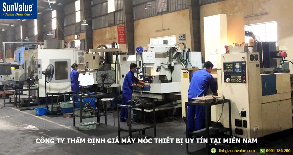 công ty thẩm định giá máy móc, định giá máy móc thiết bị, máy móc thiết bị