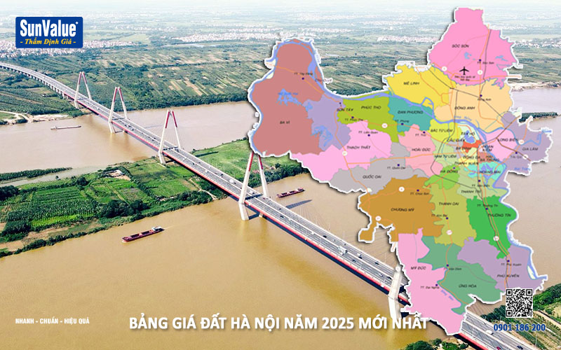 bảng giá đất hà nội, khung giá đất, bảng giá đất nhà nước