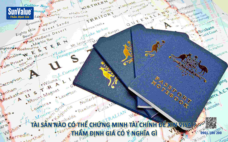 chứng minh tài chính xin visa, định cư Úc, visa thăm thân