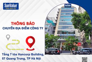 thẩm định giá đông dương, chuyển văn phòng, cty thẩm định giá
