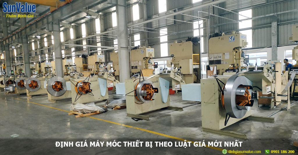 dịch vụ định giá máy móc thiết bị, thẩm định giá máy móc, công ty thẩm định giá, giá trị máy móc