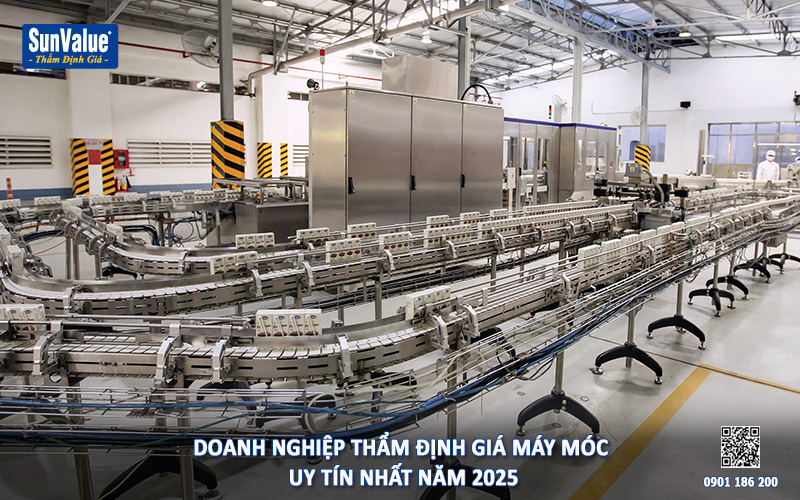 định giá máy móc thiết bị, giá trị máy móc, công ty thẩm định giá uy tín