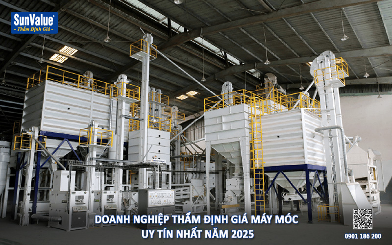 định giá máy móc thiết bị, giá trị máy móc, công ty thẩm định giá uy tín