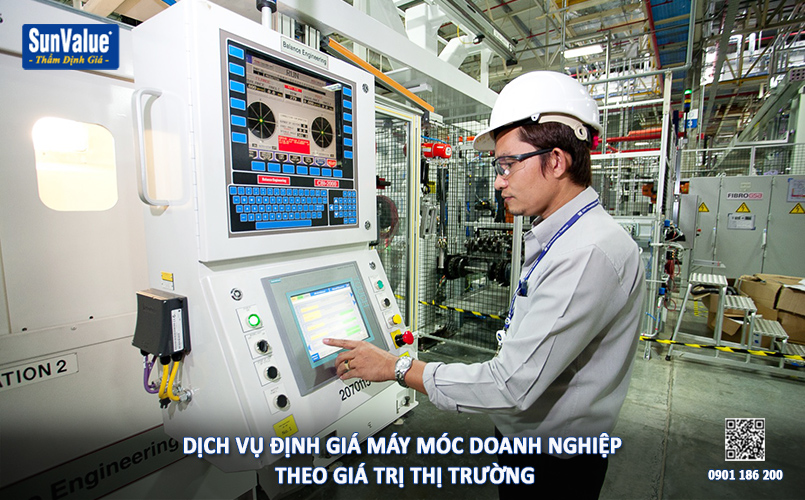 định giá máy móc, máy móc thiết bị, giá trị máy móc, dịch vụ thẩm định giá máy móc