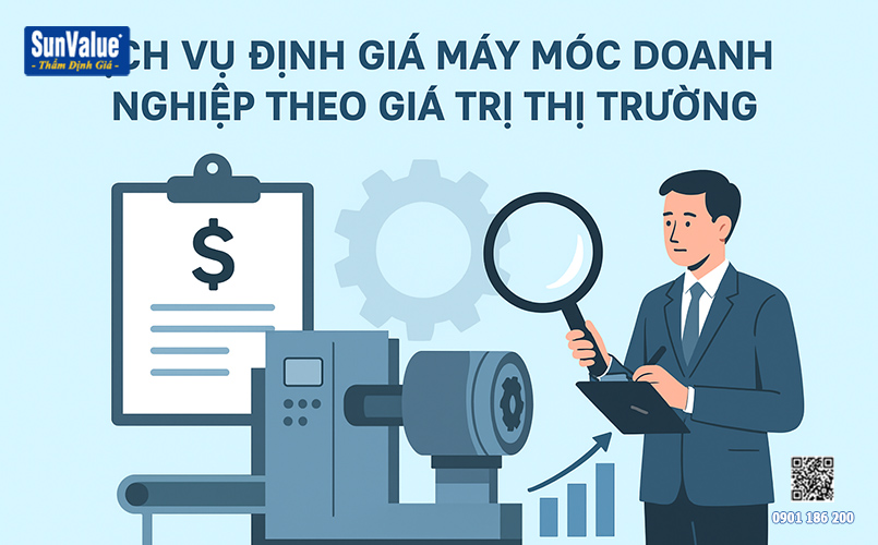 định giá máy móc, máy móc thiết bị, giá trị máy móc, dịch vụ thẩm định giá máy móc
