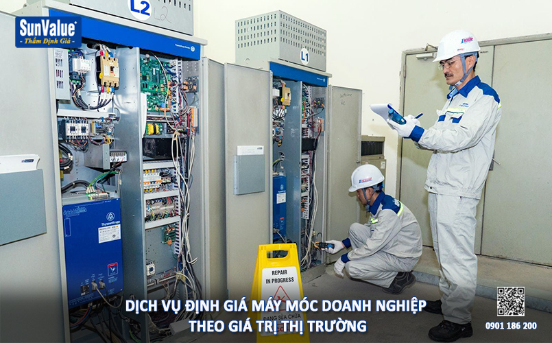 định giá máy móc, máy móc thiết bị, giá trị máy móc, dịch vụ thẩm định giá máy móc