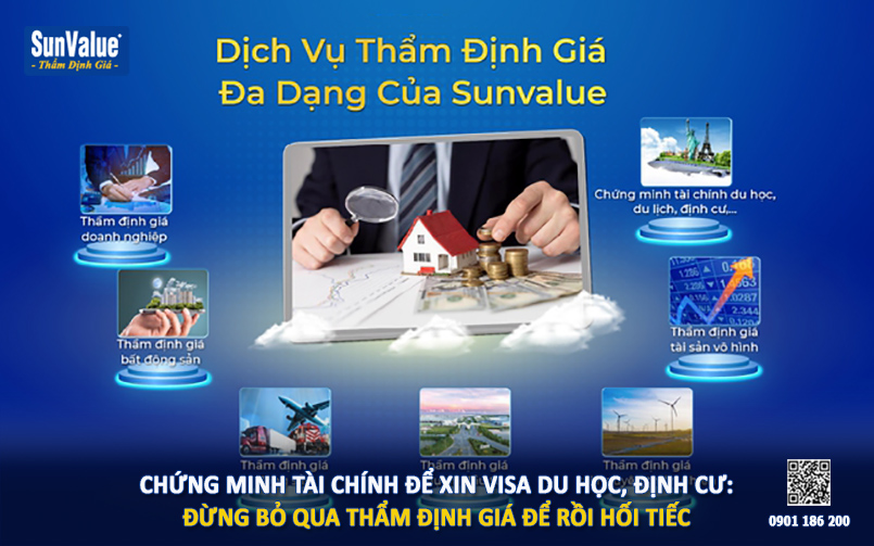 định giá chứng minh tài chính, định giá tài sản, công ty thẩm định giá, chứng minh tài chính du học định cư, thẩm định giá đông dương