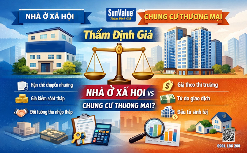 thẩm định giá chung cư, định giá nhà ở xã hội, thẩm định giá nhà, định giá chung cư