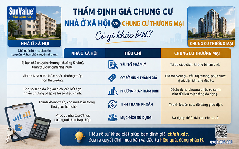 thẩm định giá chung cư, định giá nhà ở xã hội, thẩm định giá nhà, định giá chung cư