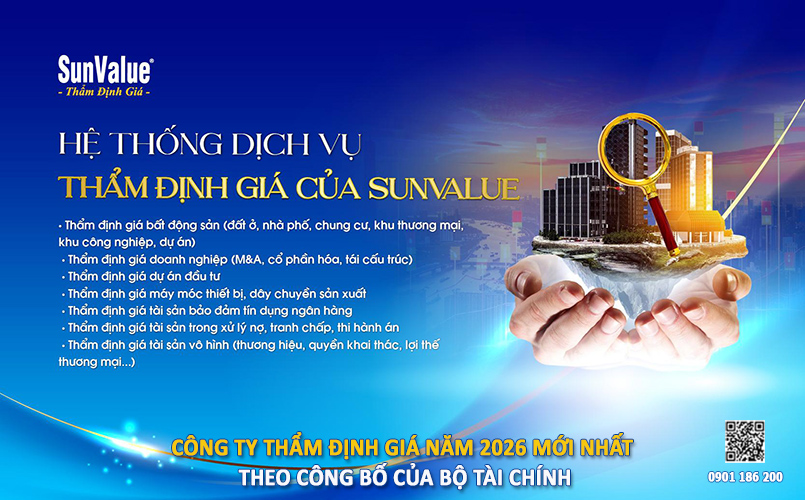danh sách công ty thẩm định giá 2026, công ty thẩm định giá bộ tài chính, danh sách công ty định giá đủ điều kiện