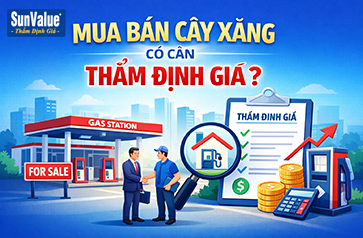 mua bán cây xăng, thẩm định giá cây xăng, xác định giá trị trạm xăng dầu