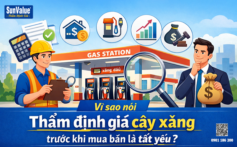 thẩm định cây xăng, định giá mau bán cây xăng, định giá trạm xăng dầu