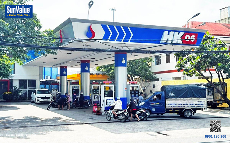 thẩm định giá trạm xăng, định giá cây xăng, định gia vay vốn ngân hàng