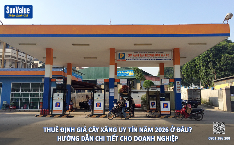 thẩm định giá cây xăng, định giá trạm xăng dầu, thẩm định giá trị trạm xăng