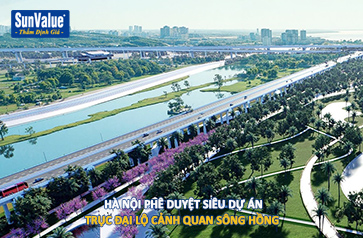 đại lộ cảnh quan sông hồng, dự án sông hồng, đại lộ cảnh quan