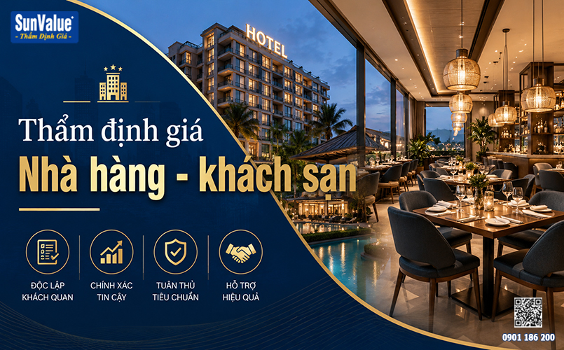 thẩm định giá nhà hàng, định giá khách sạn, thẩm định giá đông dương, công ty thẩm định giá