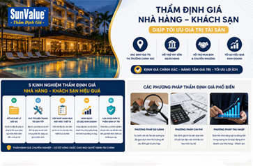 thẩm định giá khách sạn, định giá nhà hàng, dịch vụ định giá doanh nghiệp