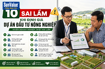 định giá dự án, dự án nông nghiệp, thẩm định giá